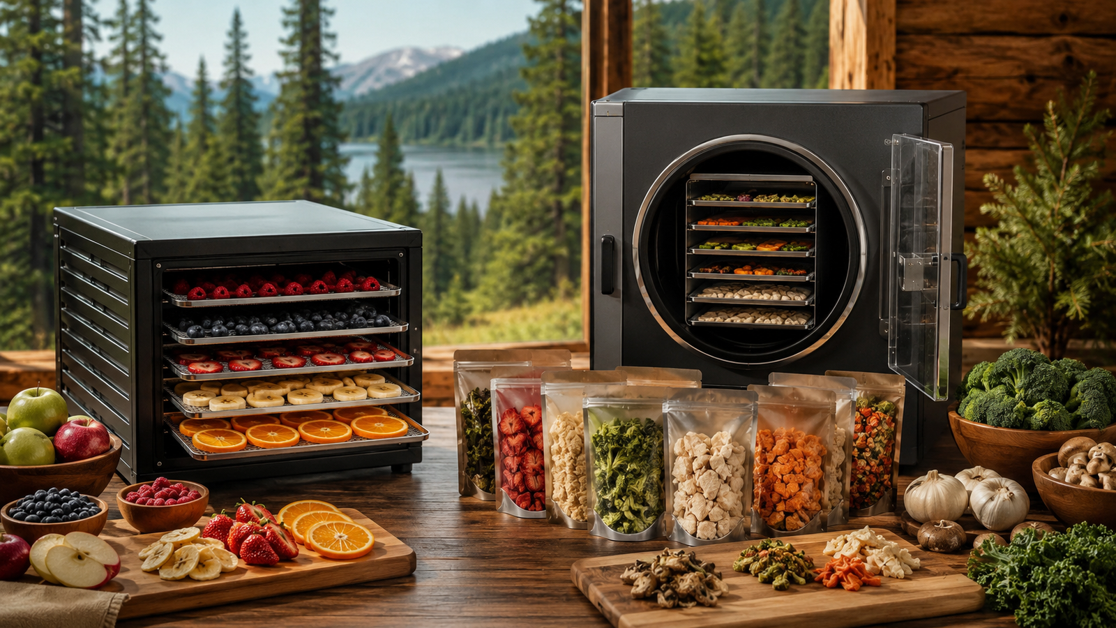 Food Dehydrator vs Freeze Dryer for Camping Meals