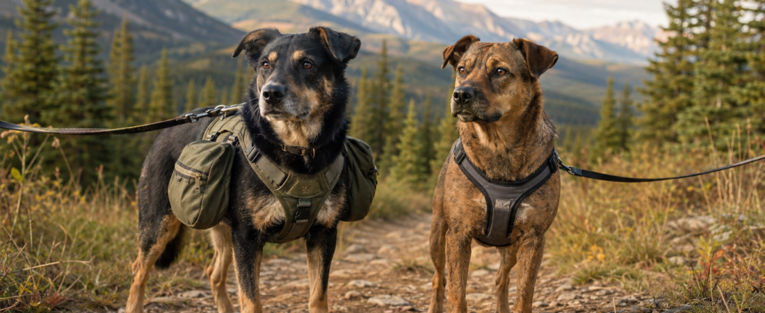 Dog Backpack Harness vs Standard Harness for Hiking
